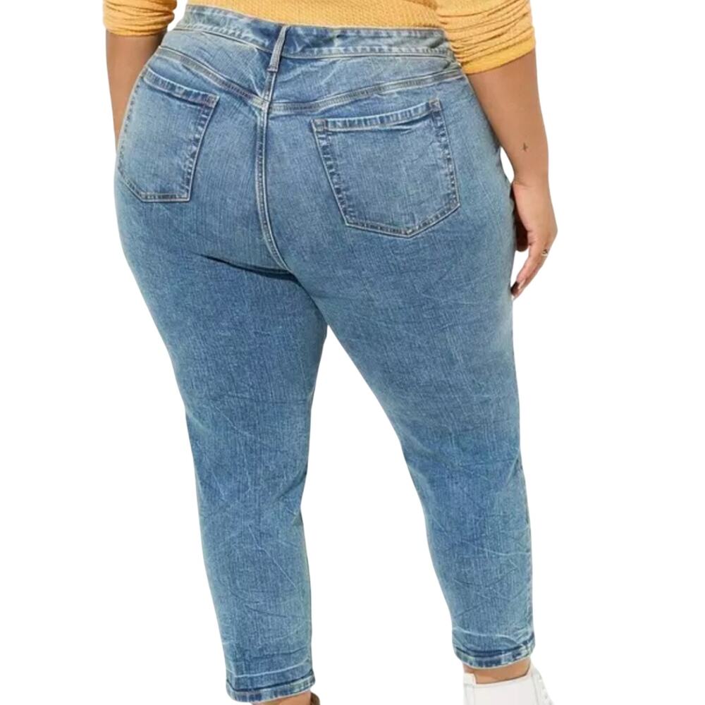 Torrid Perfect Skinny Ankle Vintage Stretch Jean Women's 16 Tall Curvy Mid Rise - Picture 2 of 8